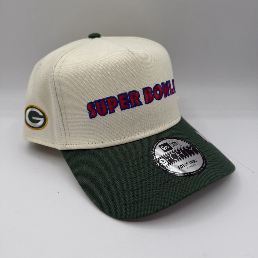 New Era 9Forty Green Bay Packers Super Bowl II Hat Cap Snapback A-Frame NFL 2